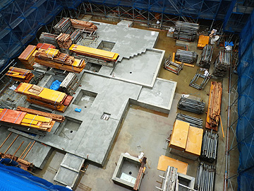 中庭施工状況0711 中庭施工状況0711