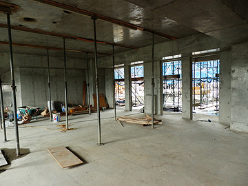 3階住戸から中庭 3階住戸から中庭