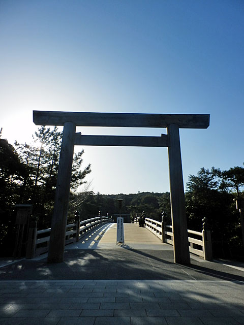 内宮宇治橋鳥居