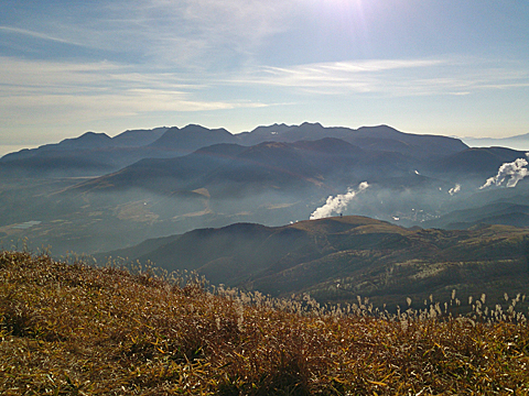 涌蓋山から九重山