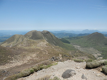 中岳から三俣山･坊ヶツル･平治岳