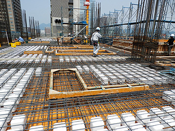 7階床施工状況0726 7階床施工状況0726